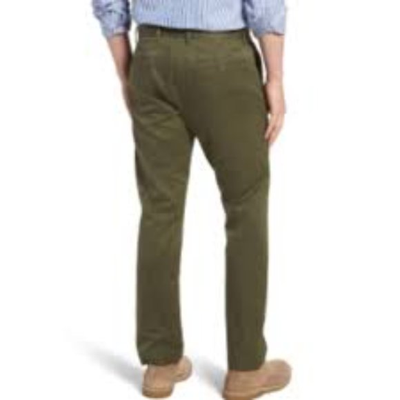 J. CREW 484 Slim Fit Stretch Chino Pants In Catskill Green NWT - Picture 3 of 3
